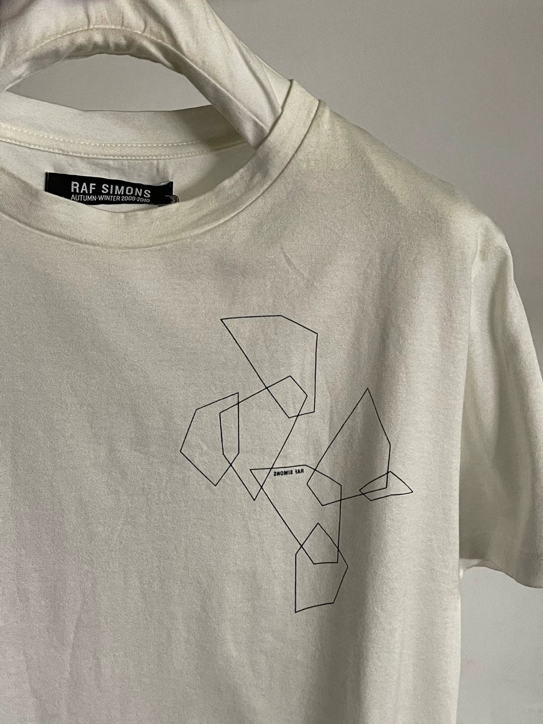 raf simons geometric print short sleeve t-shirt
