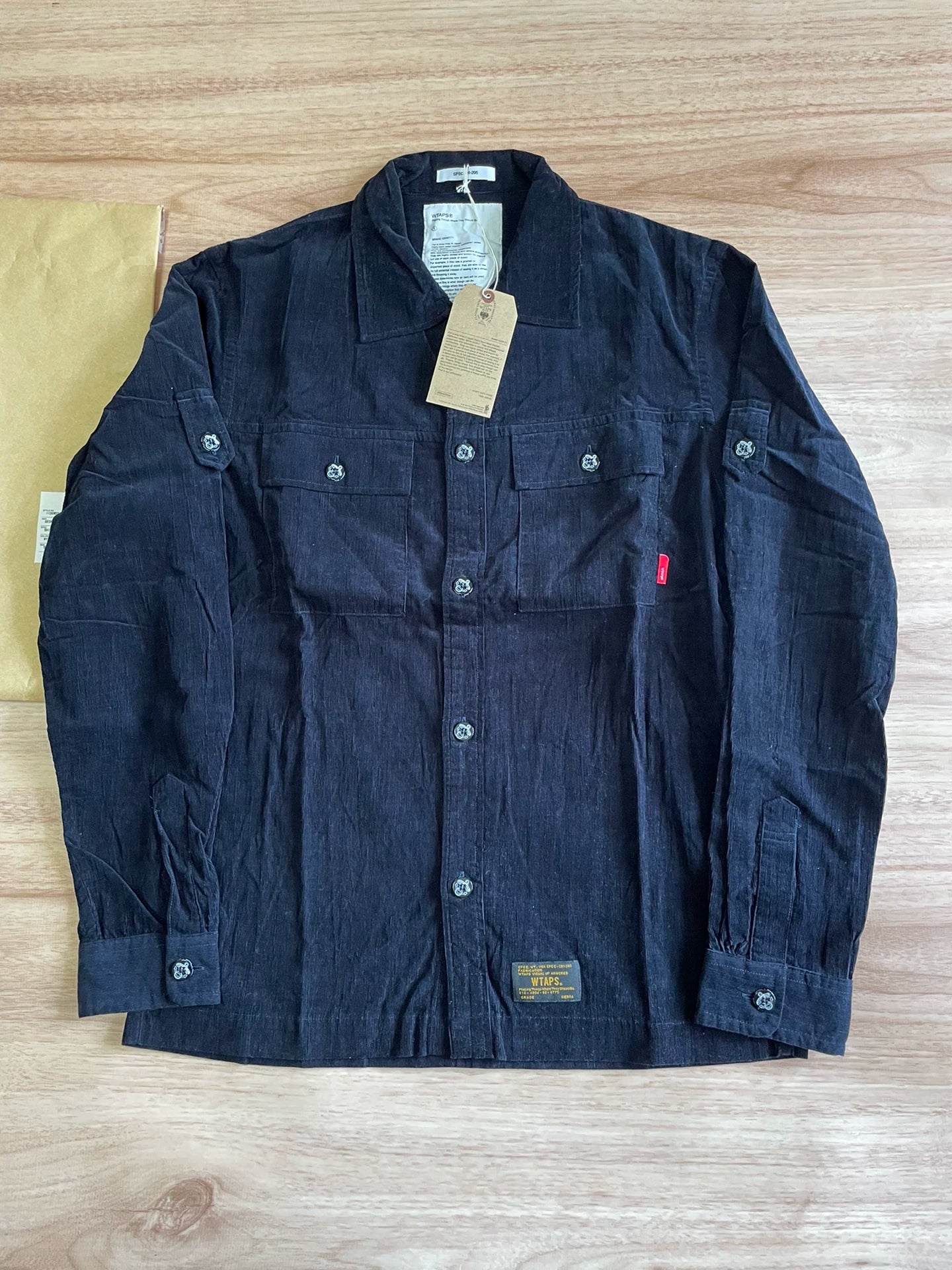 WTAPS Washed Corduroy Long-Sleeve Shirt