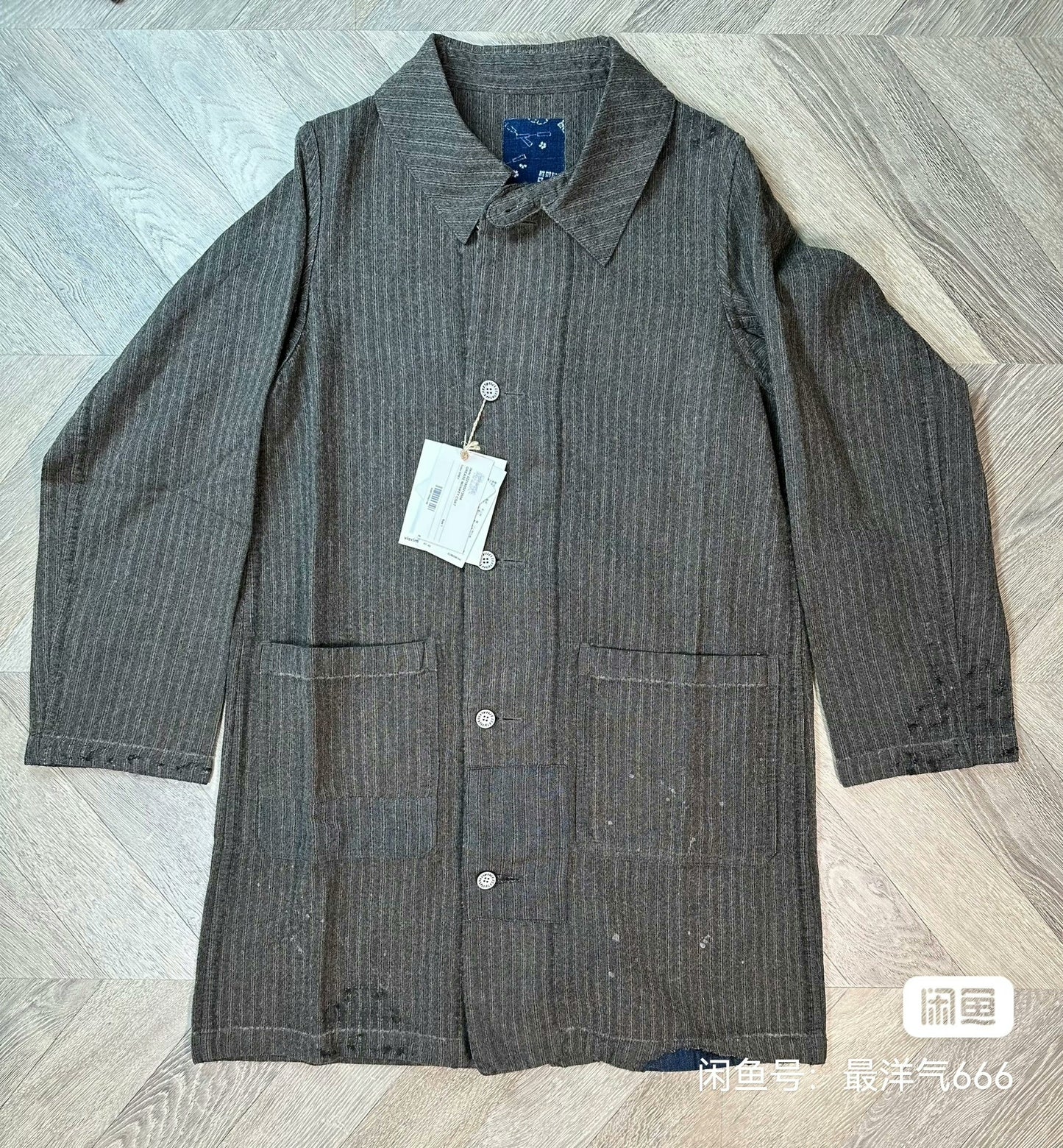 visvim monkey coat with unique textures and patterns