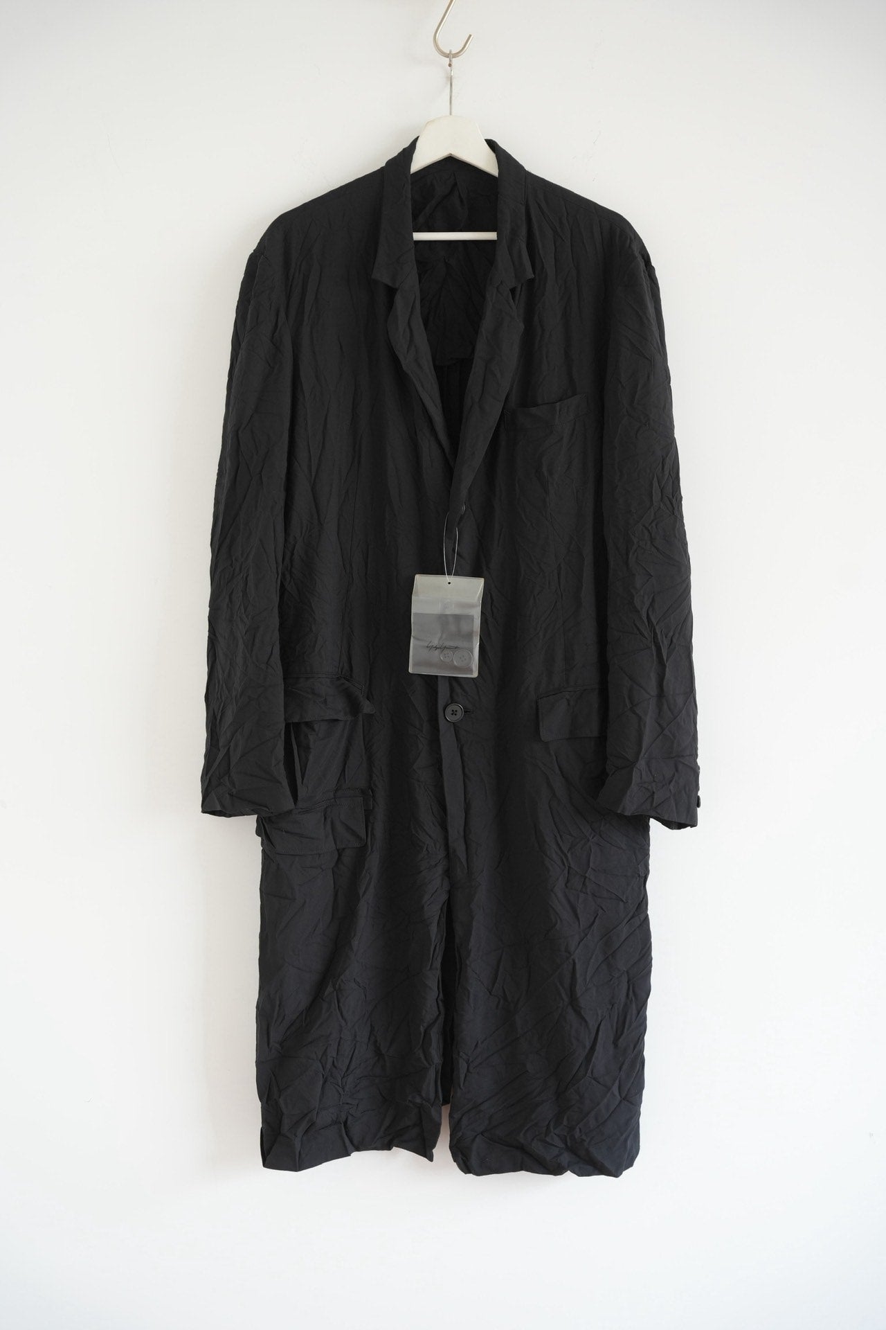 Yohji Yamamoto 18SS Pleated Dr.Jkt Coat