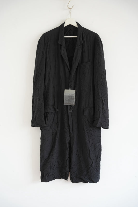 Yohji Yamamoto 18SS Pleated Dr.Jkt Coat