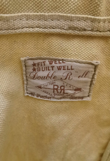 RRL Vintage WWII Nautical Canvas Tote