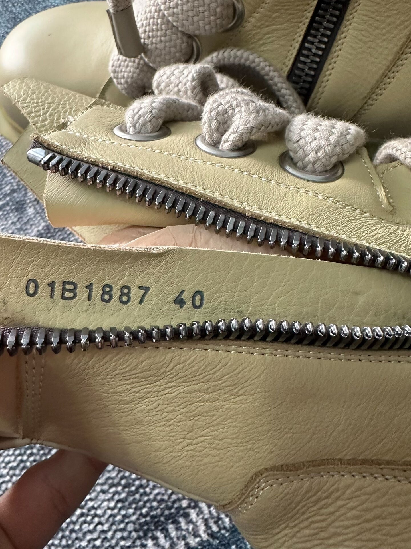 Rick Owens Chunky Sole Military Boots