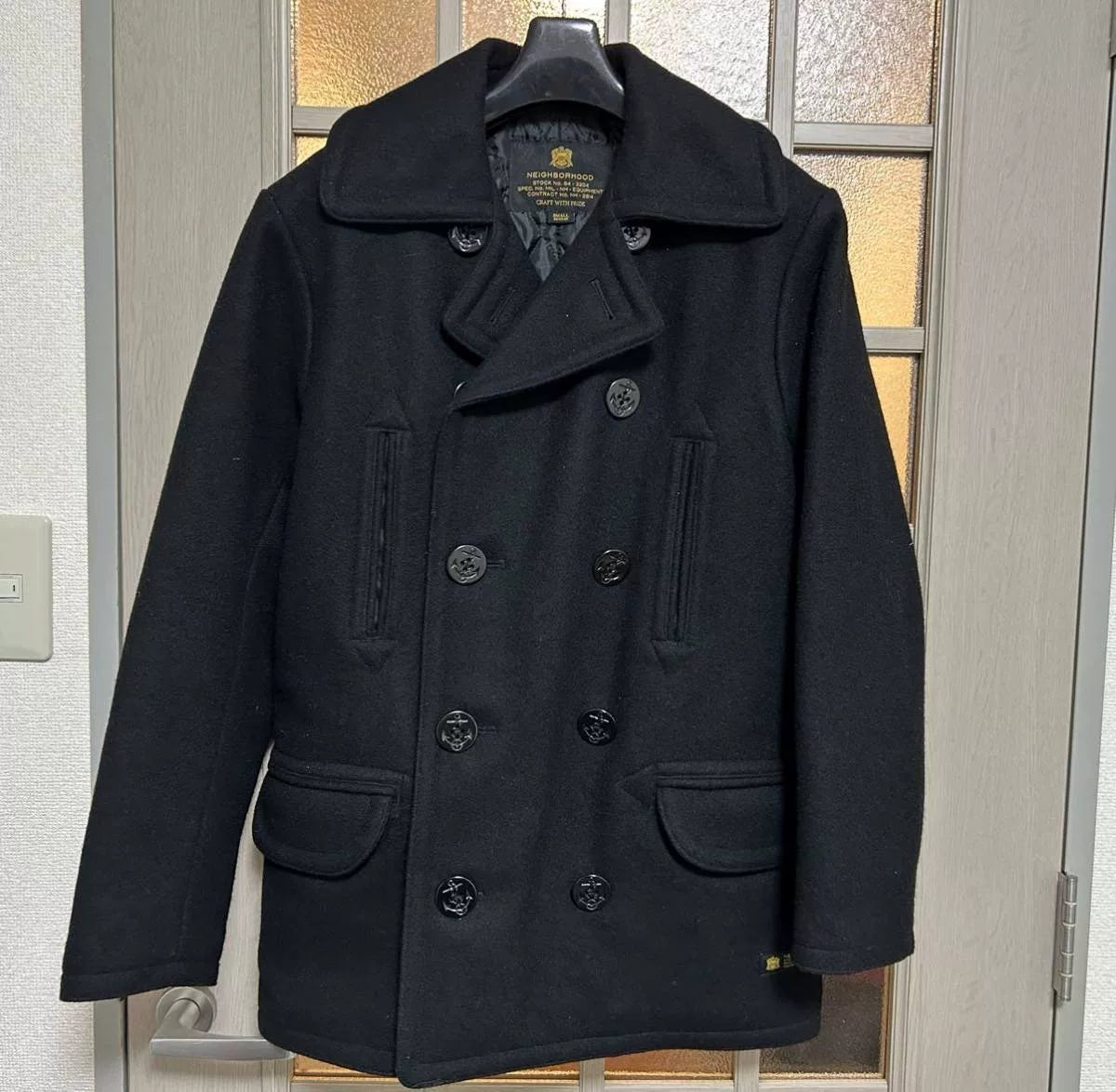 NEIGHBORHOOD Wool Double-Breasted Coat
