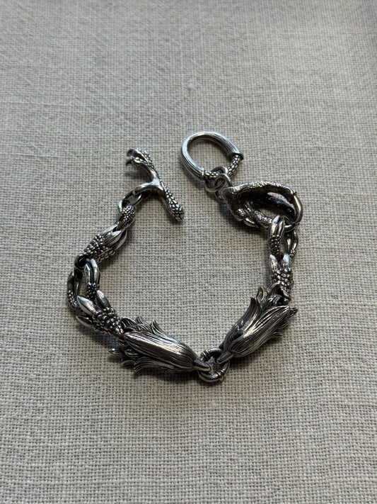 yohji yamamoto silver eagle bracelet 24aw