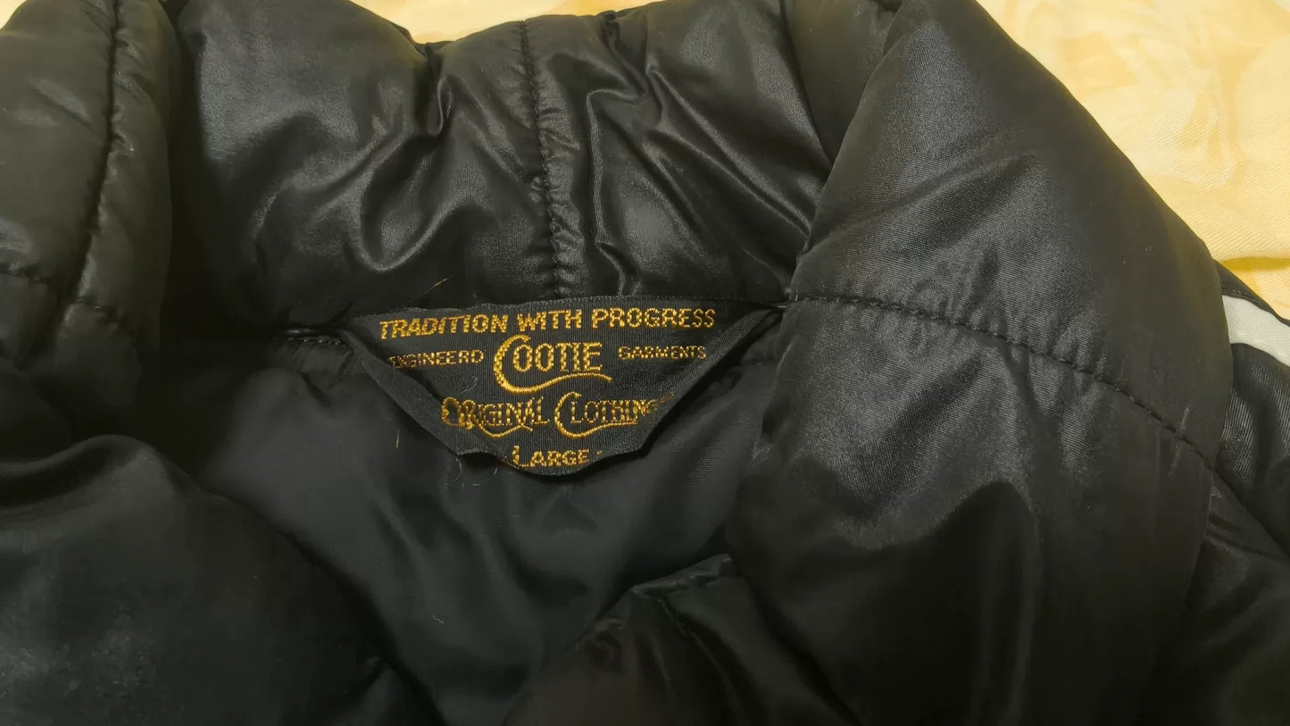 Cootie Track Cotton Motorcycle Jacket L Size