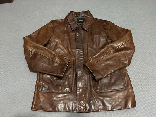 Vintage Oil Wax Horse Leather Jacket