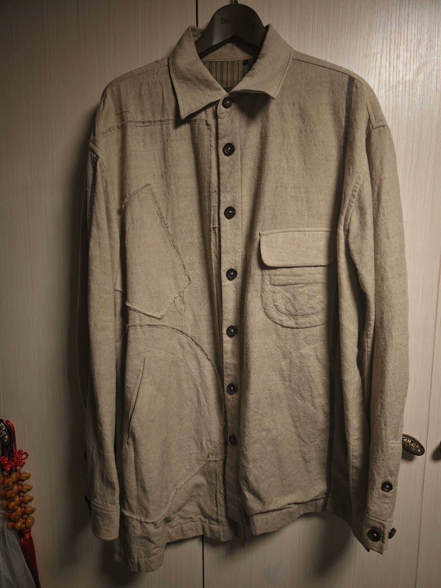 Ziggy Chen Cotton Shirt Jacket Size OS