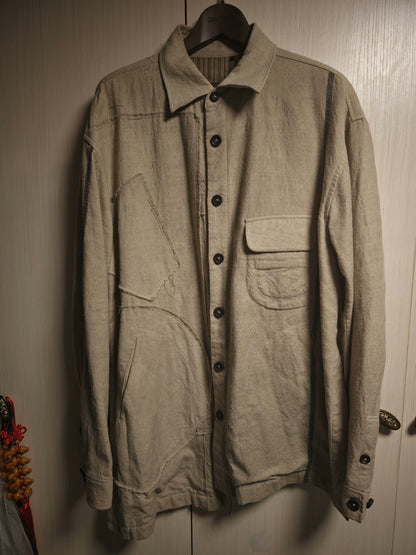 Ziggy Chen Cotton Shirt Jacket Size OS