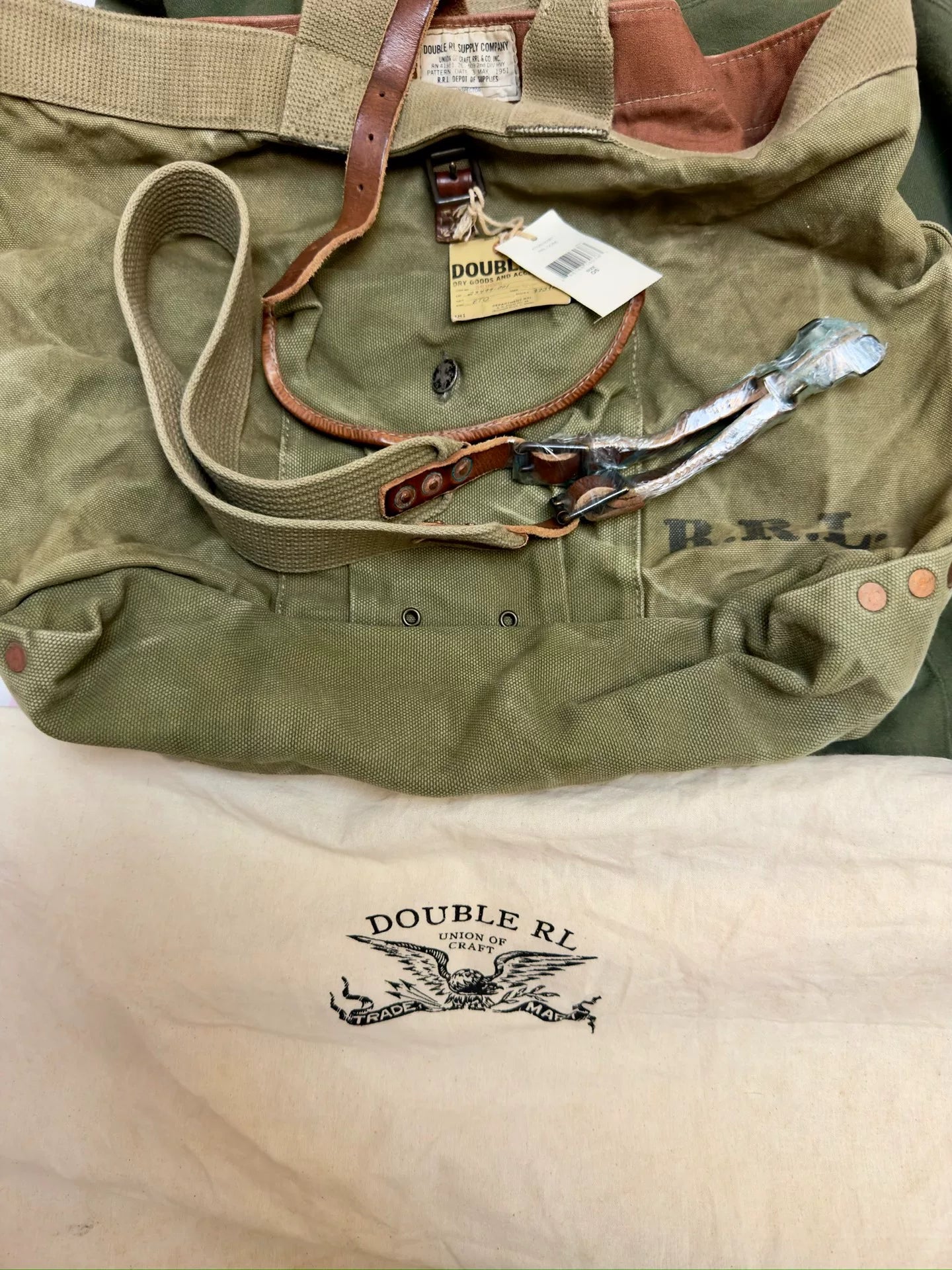 Ralph Lauren RRL Military Tote Bag
