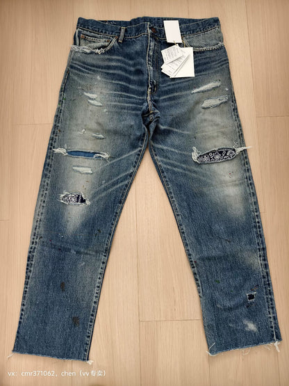visvim 24 ICT Journeyman Pants Tacked Crash