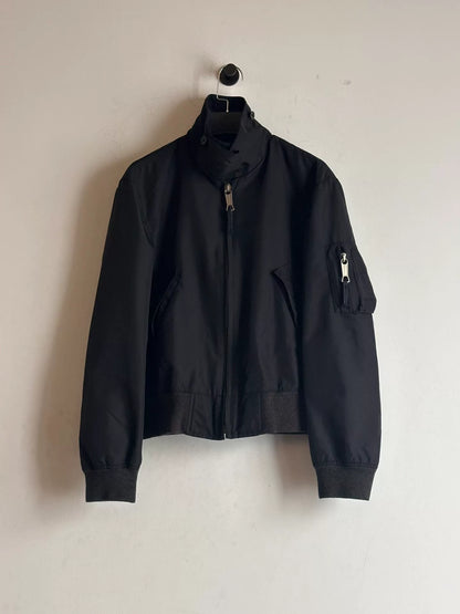 dries van noten 90s pilot jacket in black