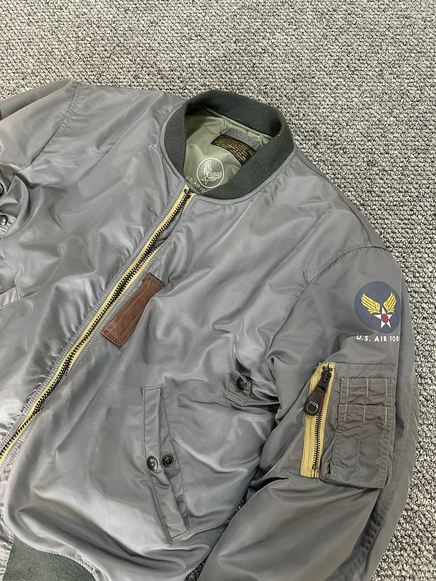 toys mccoy flight jacket in gray