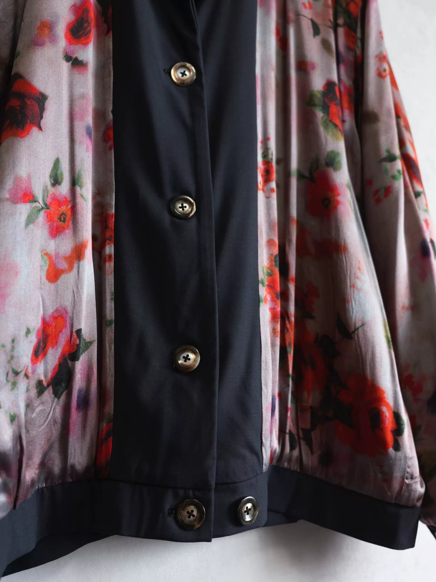 floral wool jacket by geoffrey b.small