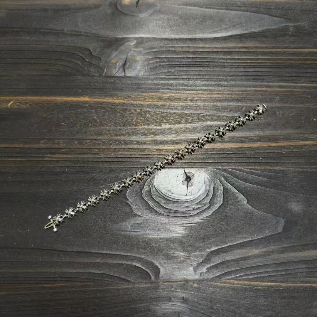 Chrome Hearts TinyePlus Silver Bracelet