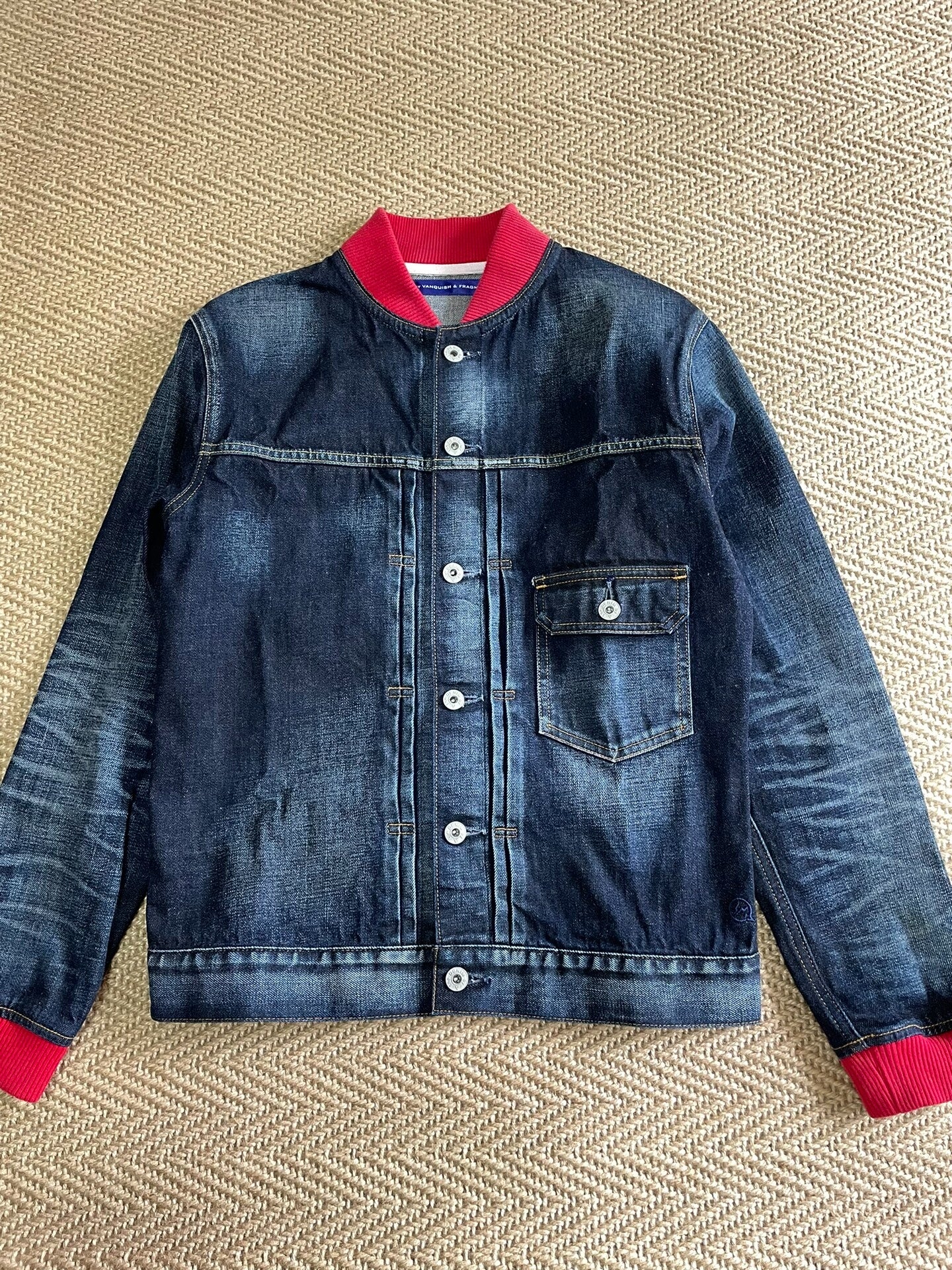 denim jacket by vanquish & fragment
