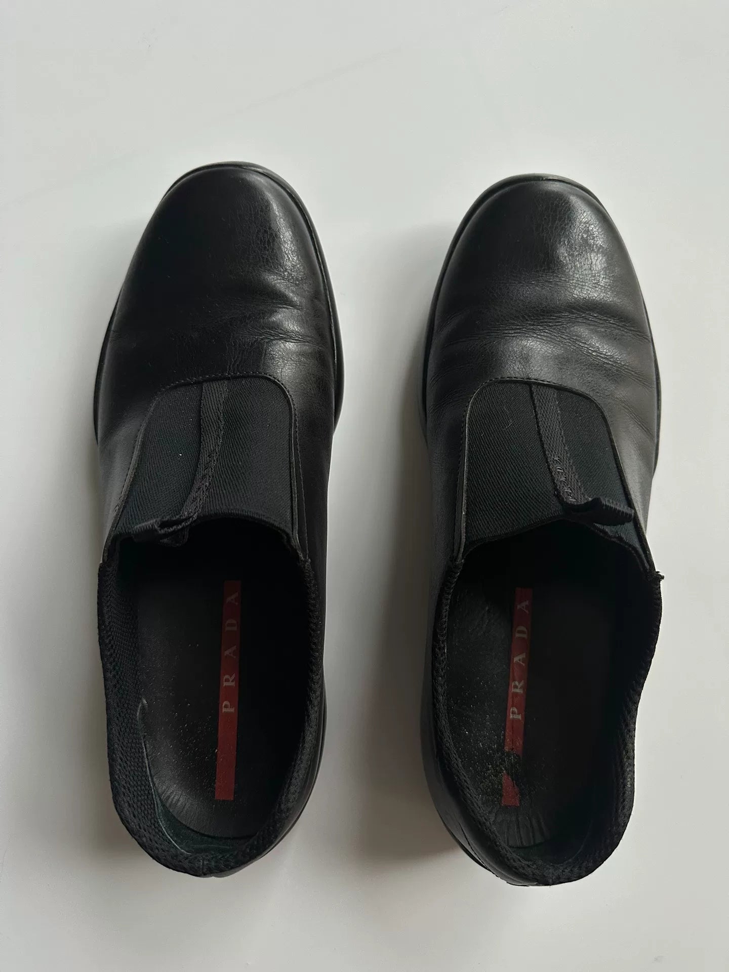 Prada 00s Red Label Slip-On Sneakers