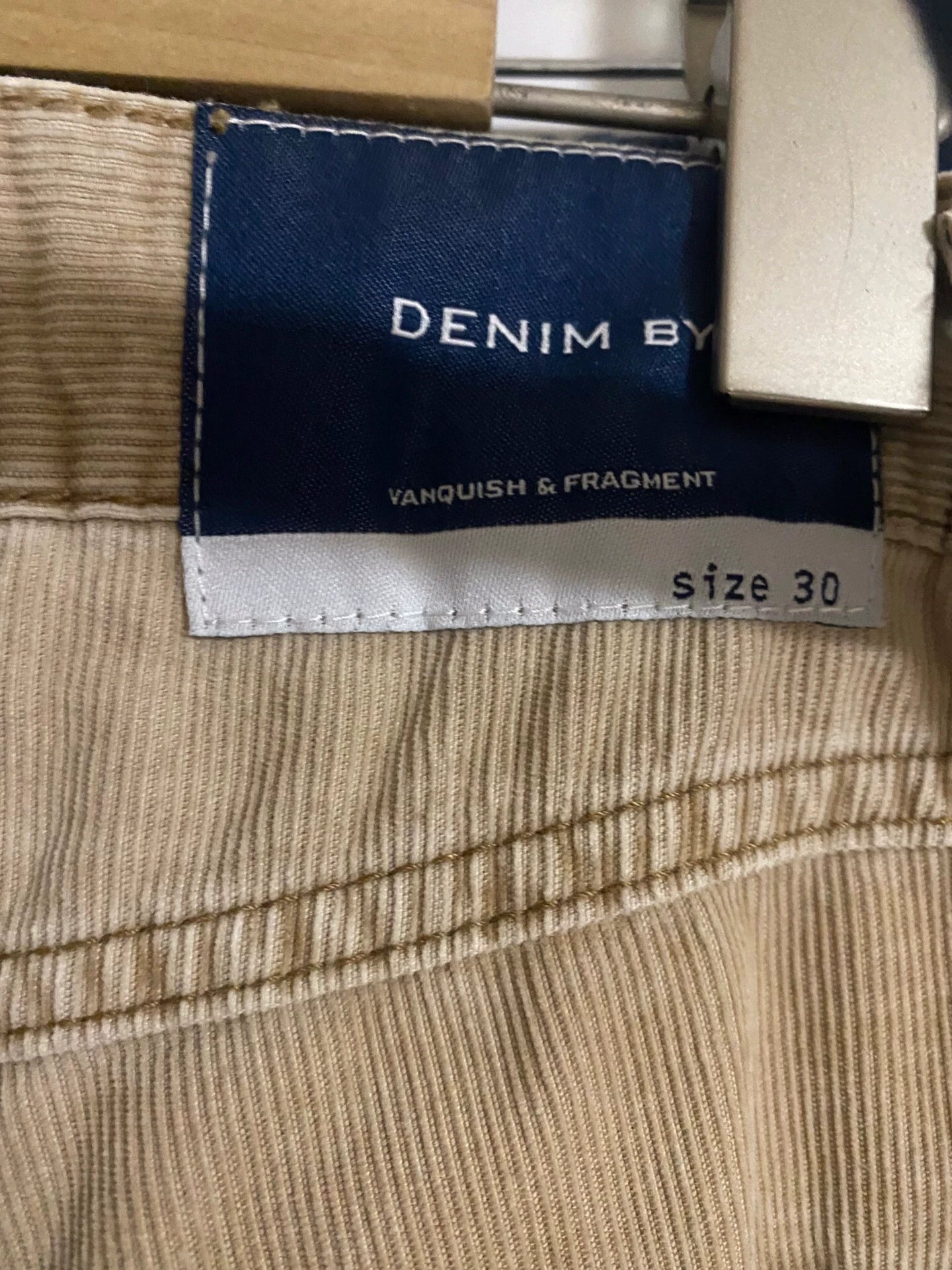 light khaki corduroy casual pants