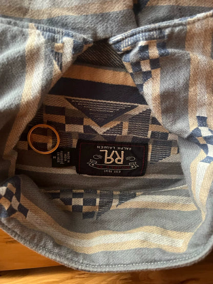 RRL Double RL Woven Camp Long Sleeve Shirt