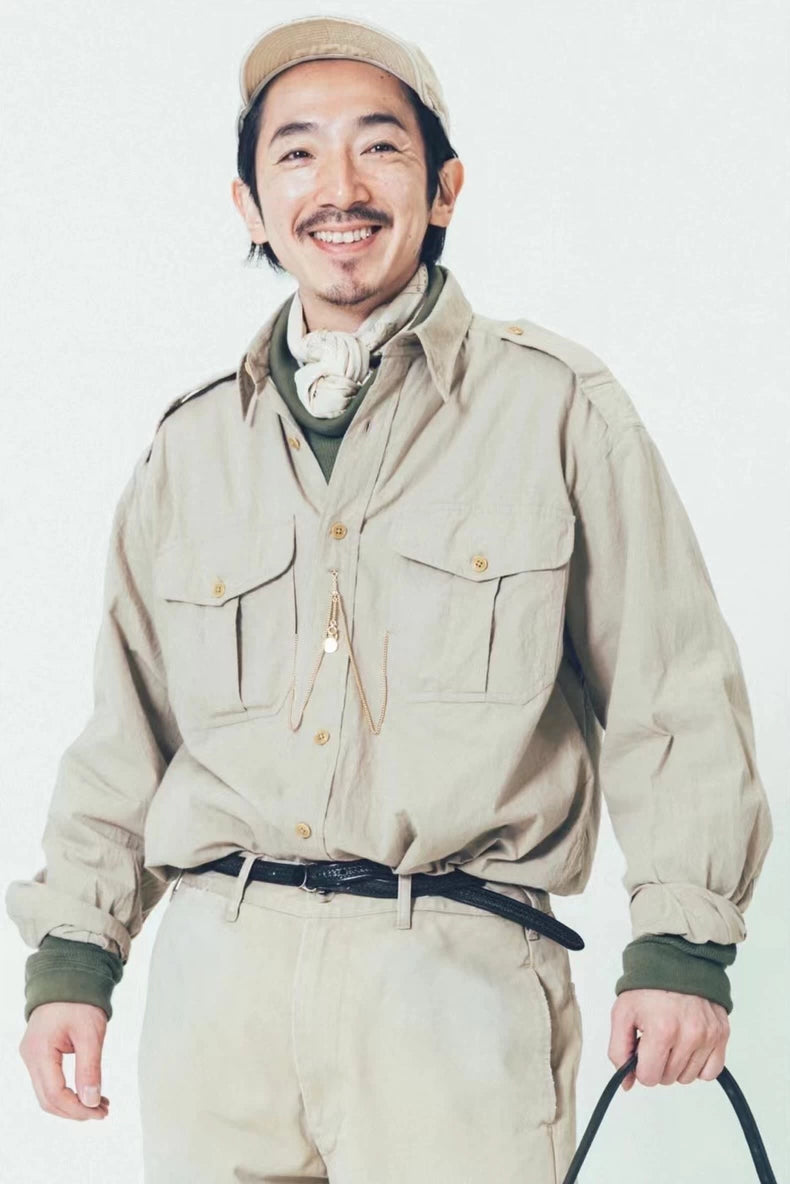 PORTER CLASSIC SAFARI CHAIN SHIRT