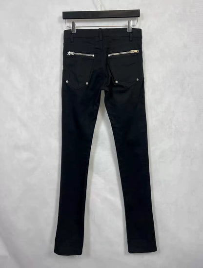 Saint Laurent Double Zipper Jeans
