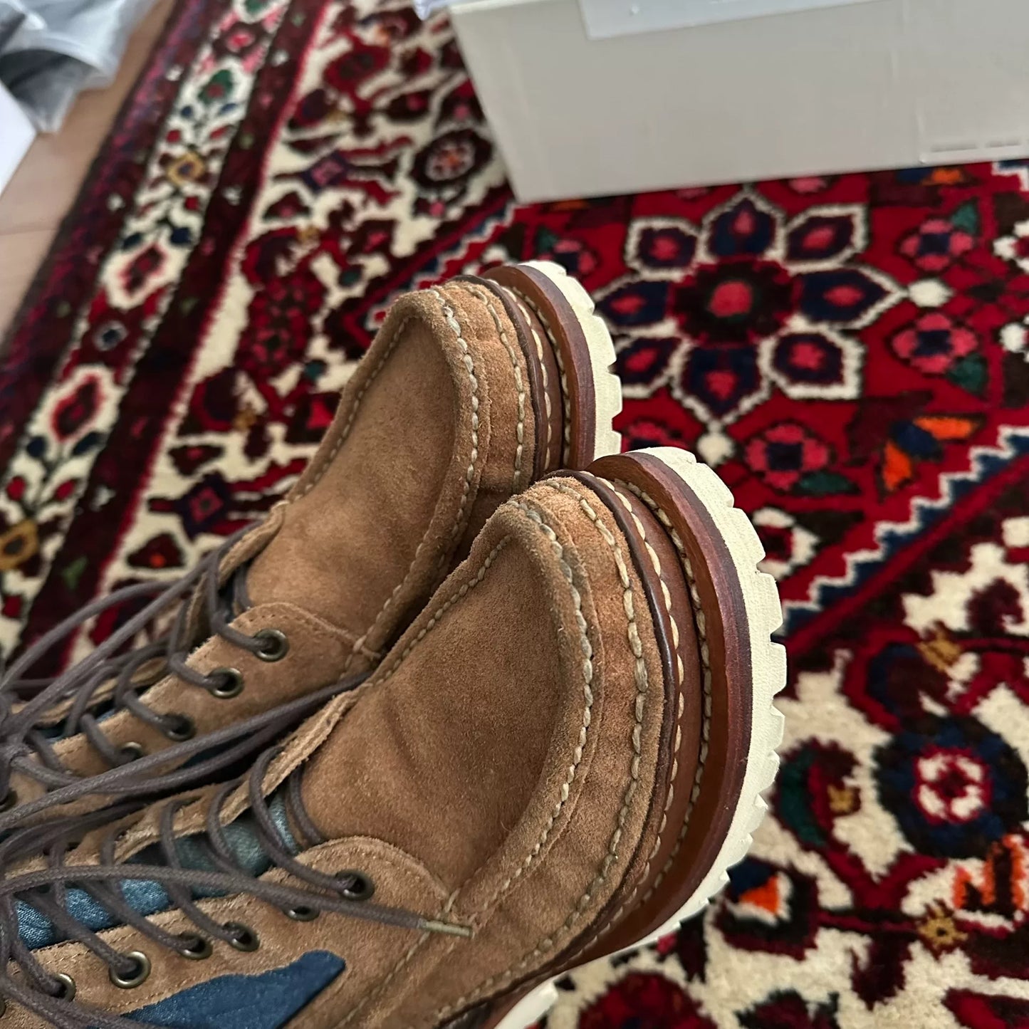 visvim grizzly boots in excellent condition