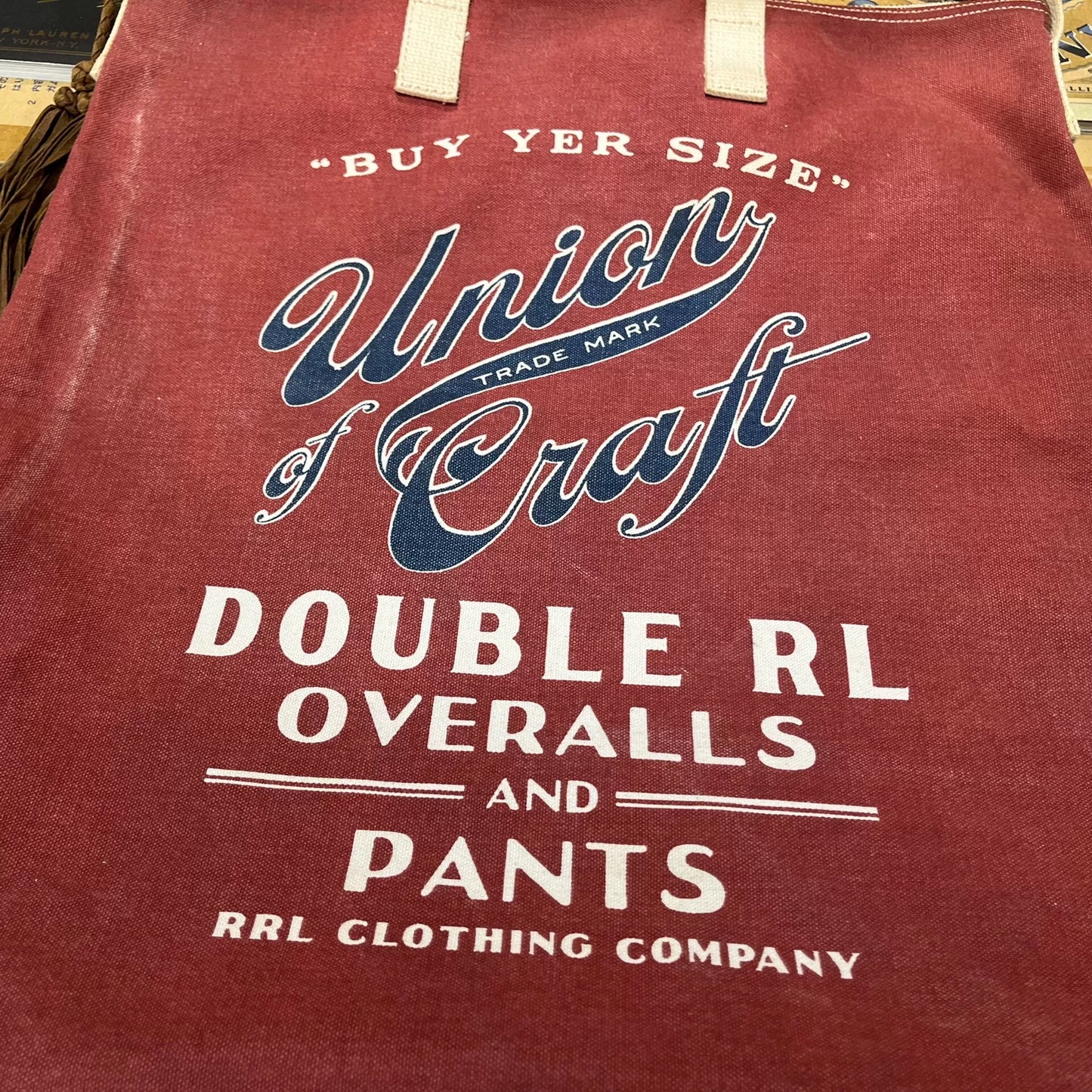 RRL Tassel Canvas Crossbody Bag