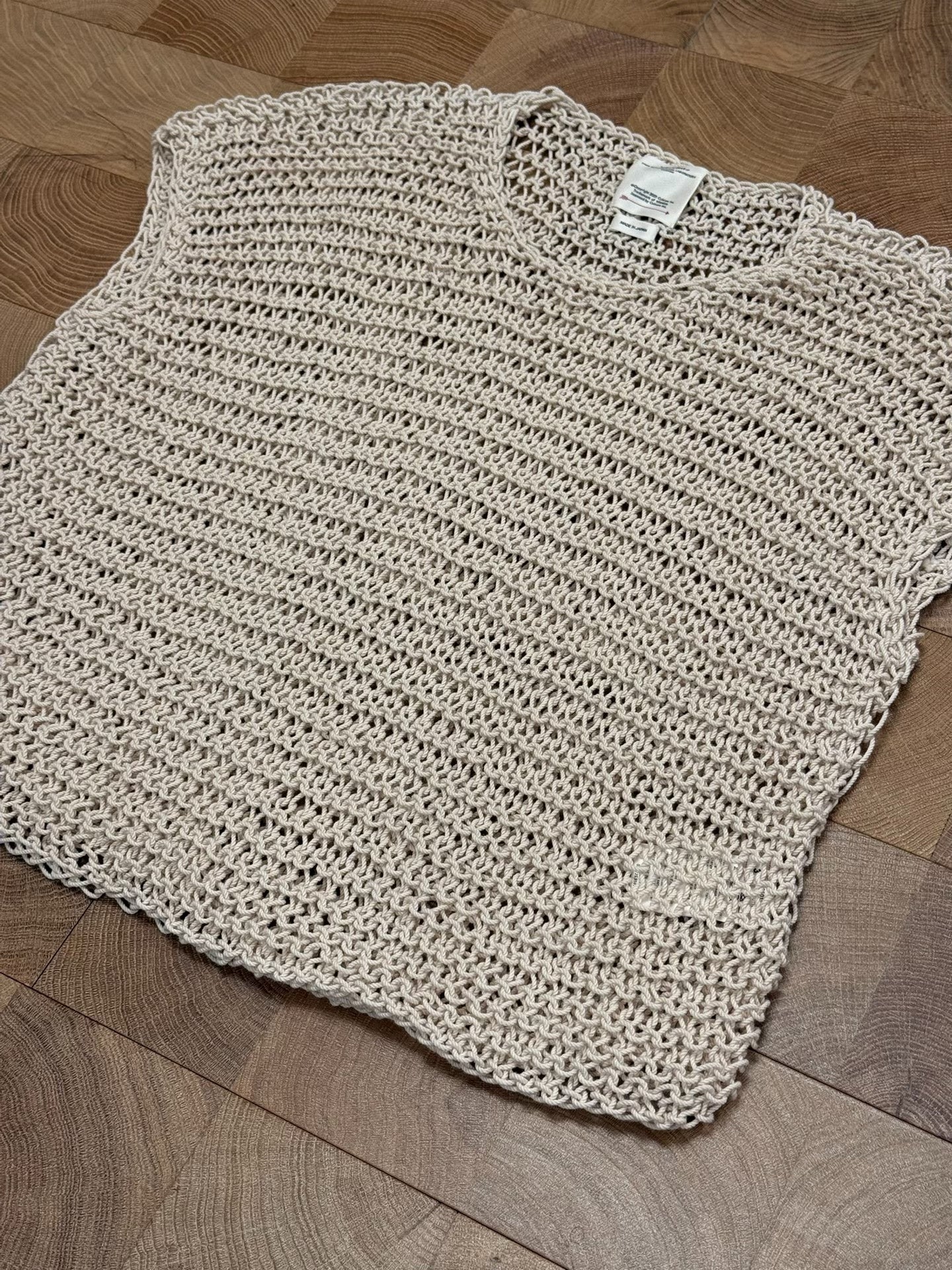 visvim 22ss Lattice Hand-Knit Vest
