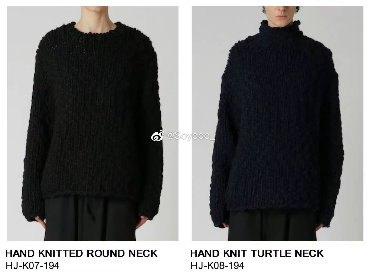 Yohji Yamamoto A/W 2003 Hand-Knit Sweater