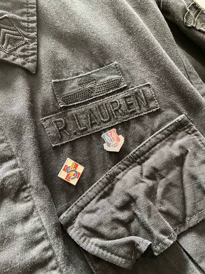 black military style M65 jacket