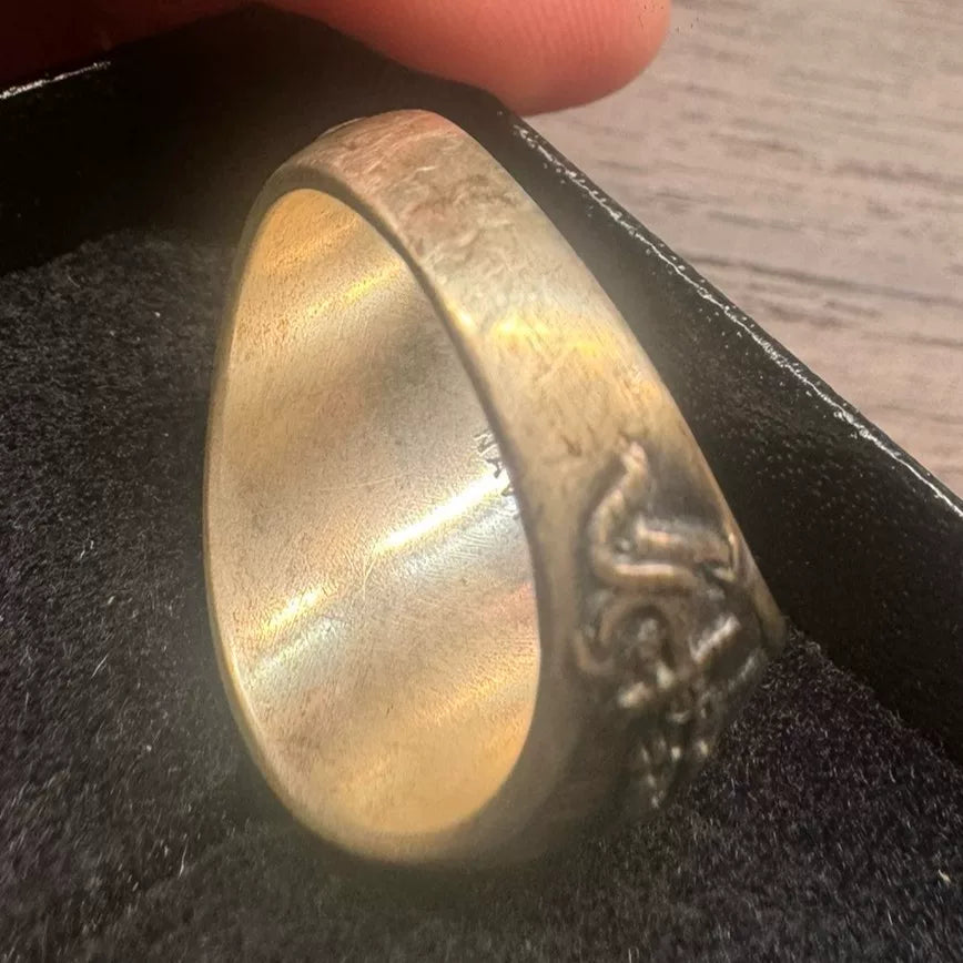 Vintage US Navy Silver Ring Replica