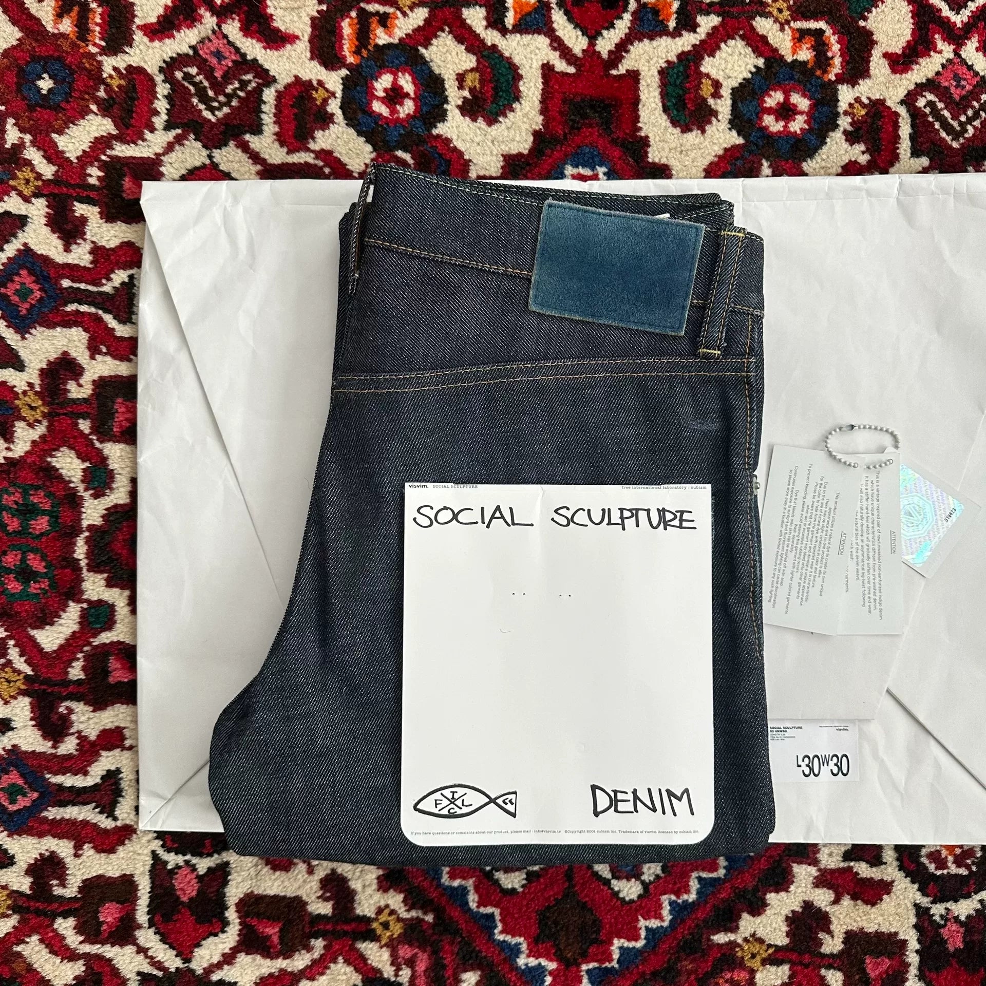 visvim nw denim w30l30