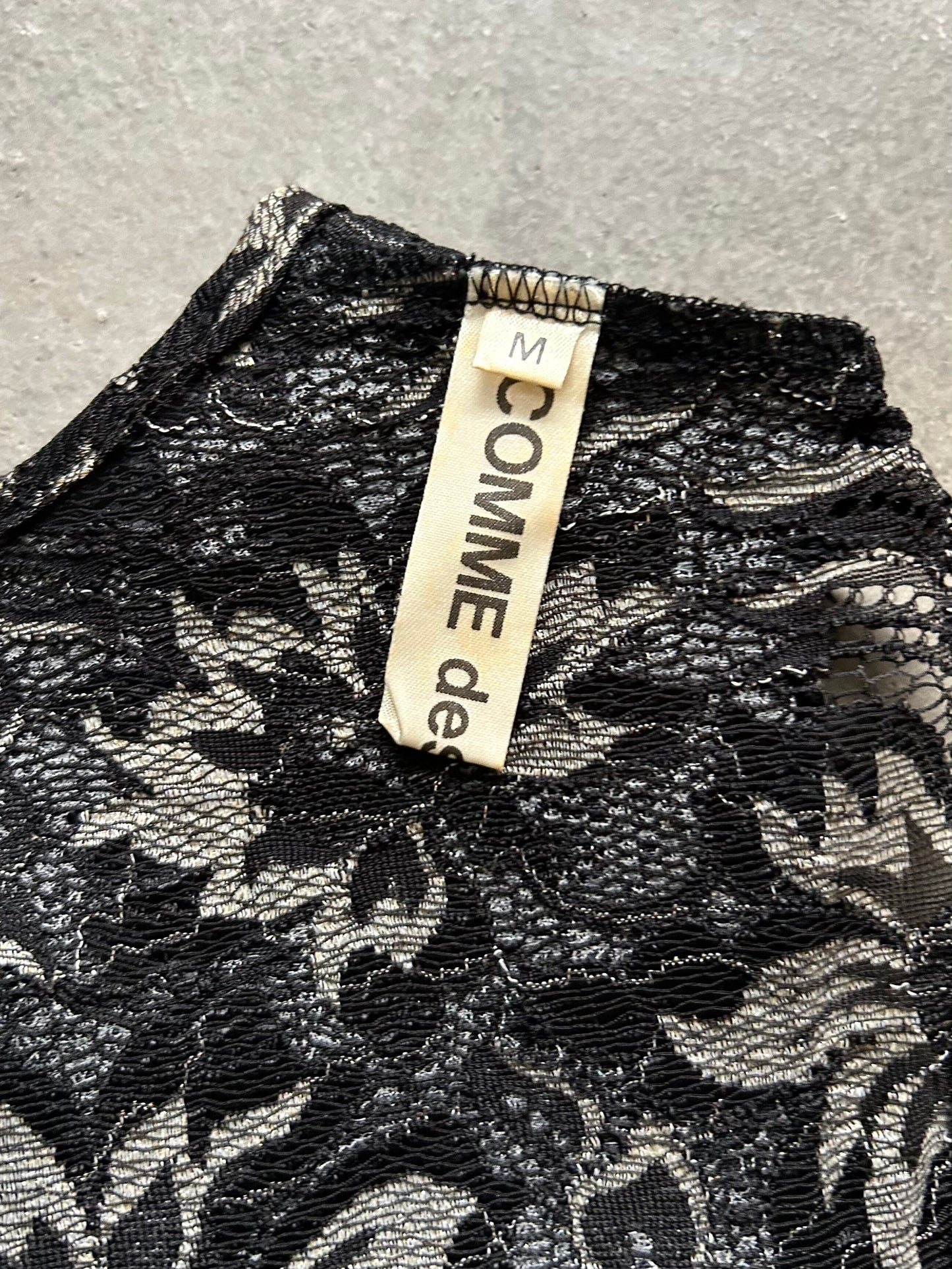 COMME des GARÇONS Floral Mesh Vest