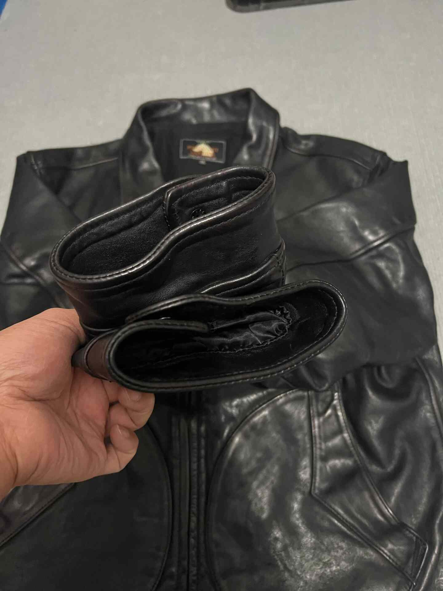 Men's Leather Jacket XXXL Size