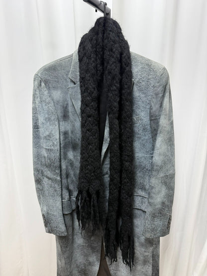 Yohji Yamamoto Wool Thick-Knit Scarf