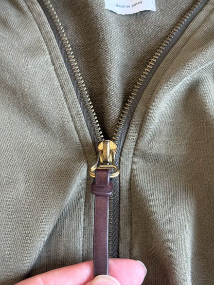 VISVIM JV LUXSIC Olive Zip-Up Hoodie