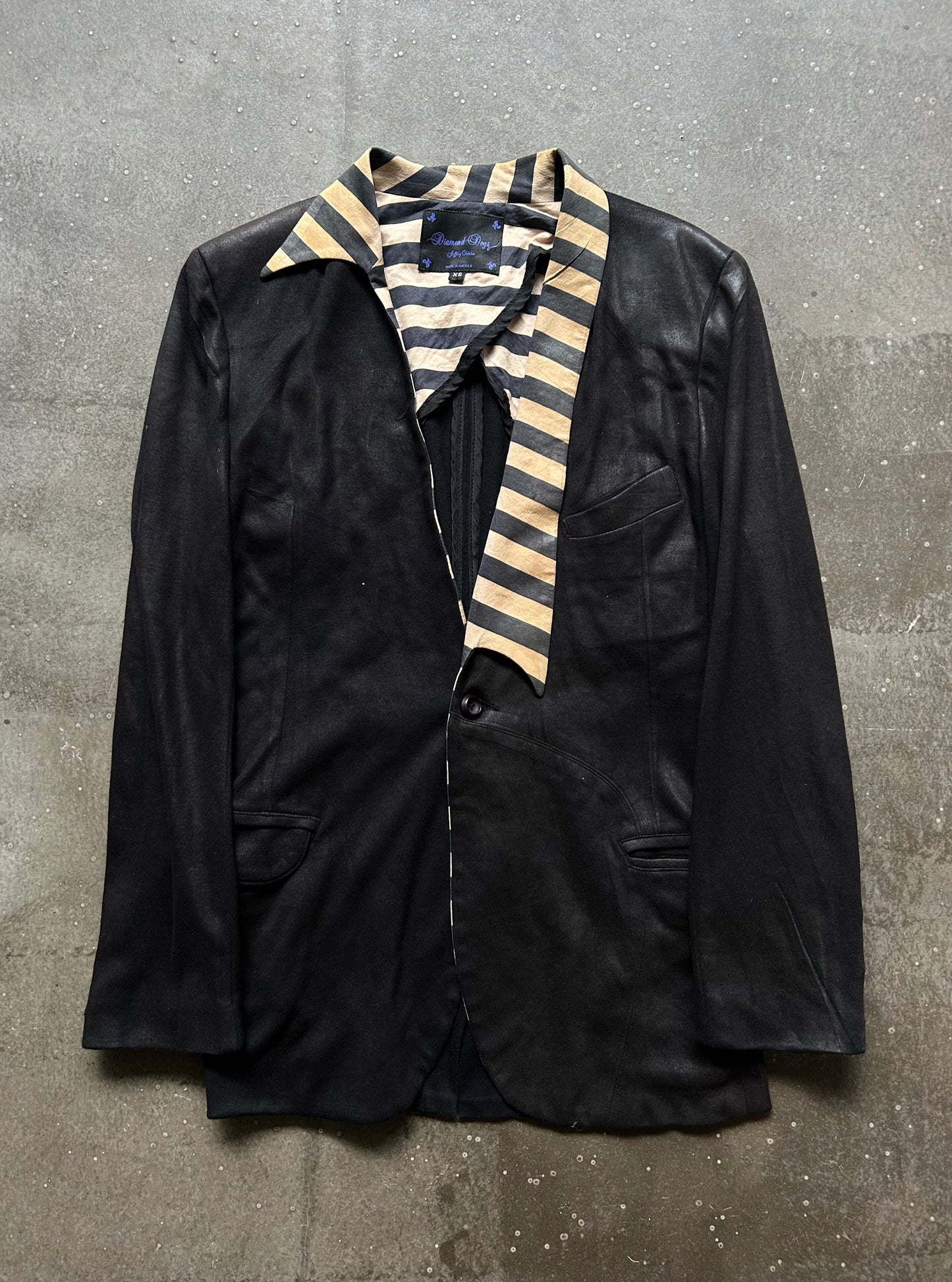 diamond dogs irregular tailored blazer