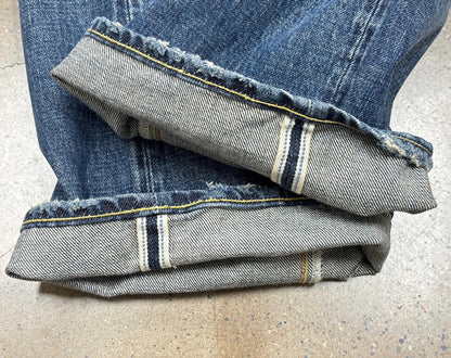 Visvim Social Sculpture Damaged Denim Pants