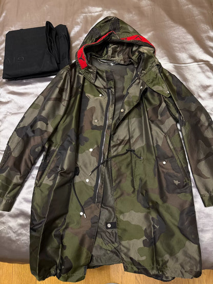 givenchy camouflage rain jacket for men