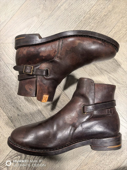 visvim buckled riding boots in excellent condition