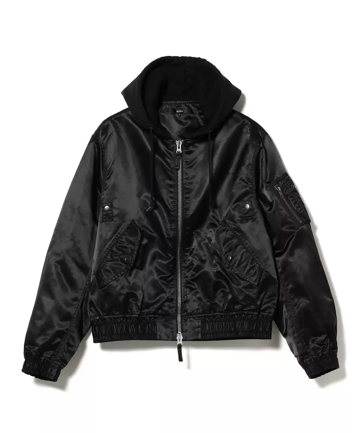 BEAMS 26SS MA-1 Hooded Flight Jacket