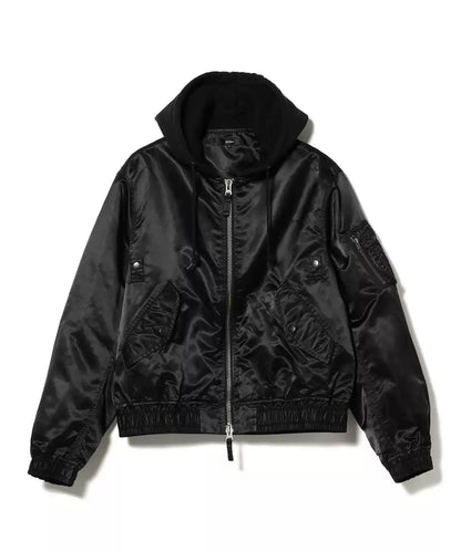 BEAMS 26SS MA-1 Hooded Flight Jacket