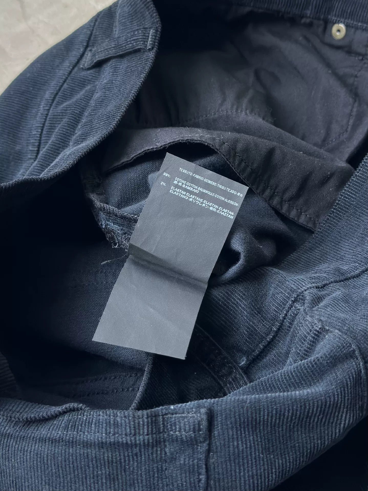 Saint Laurent Men's Velvet Jeans