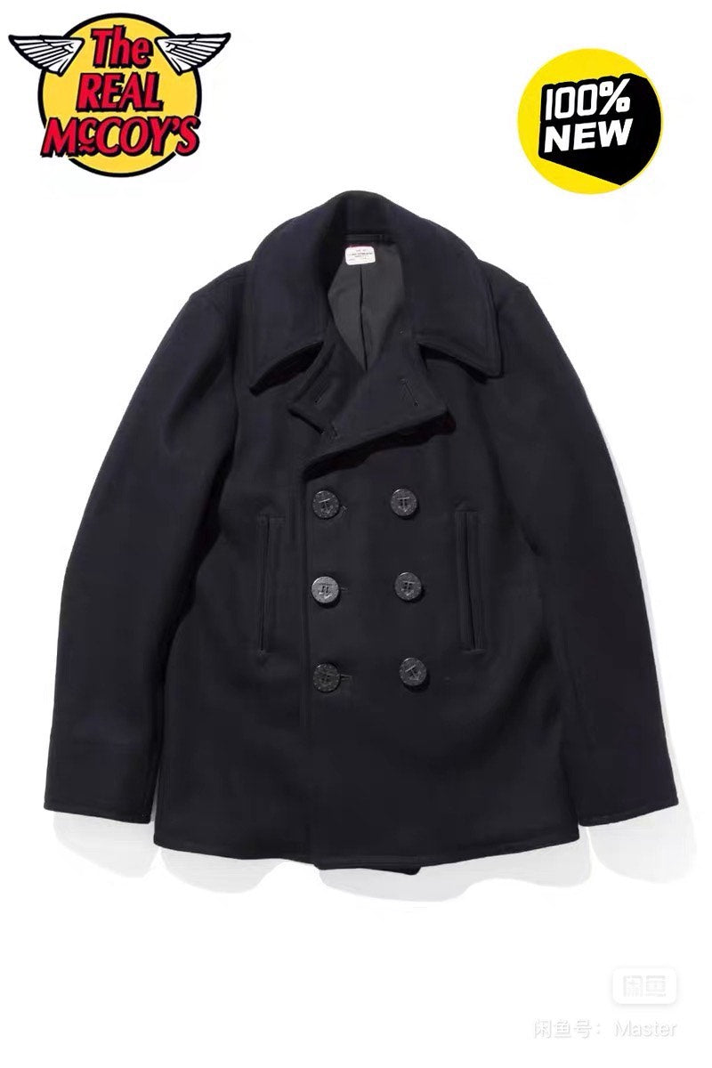 The Real McCoy's Wool Peacoat