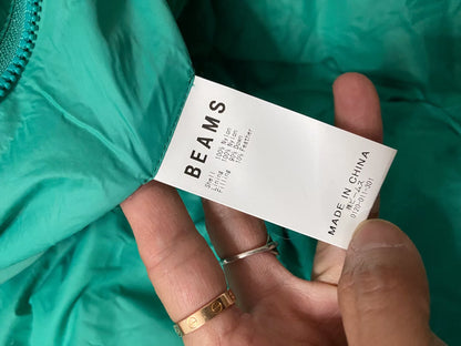 stylish teal puffer jacket for winter wear