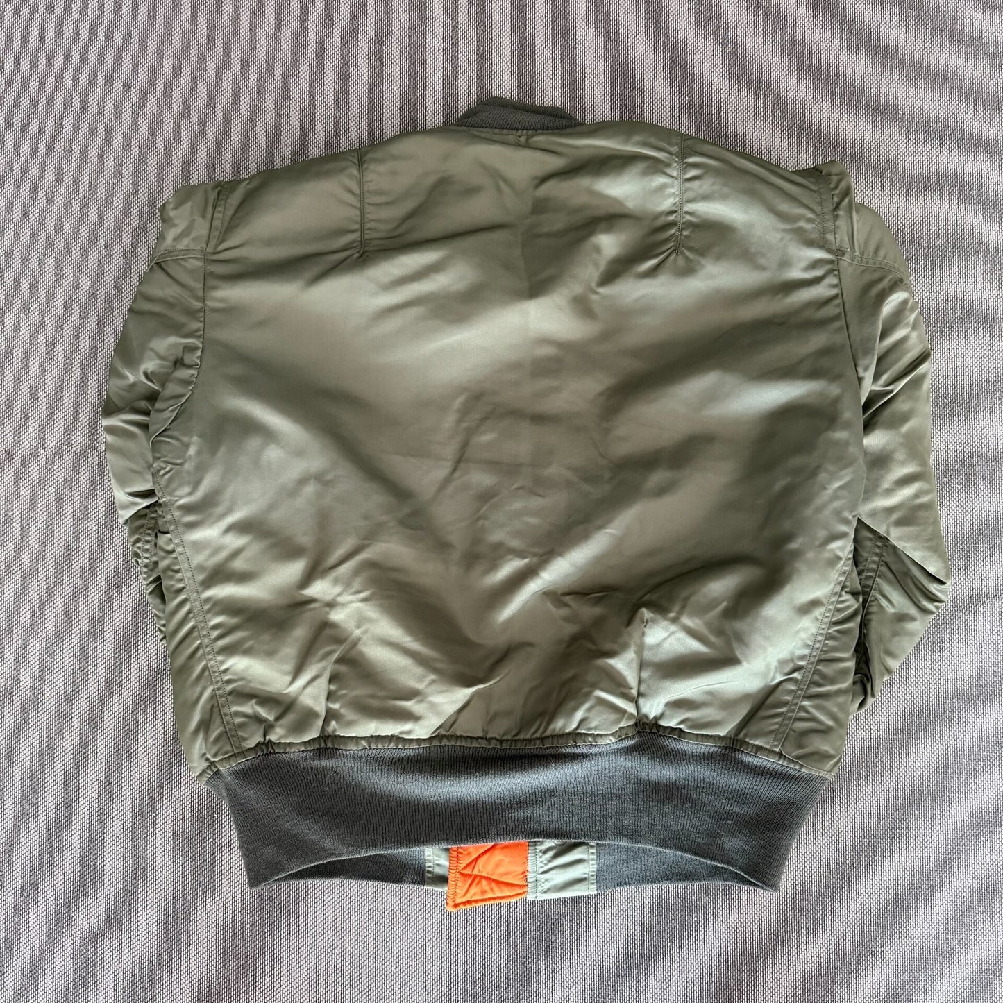vintage alpha ma-1 bomber flight jacket