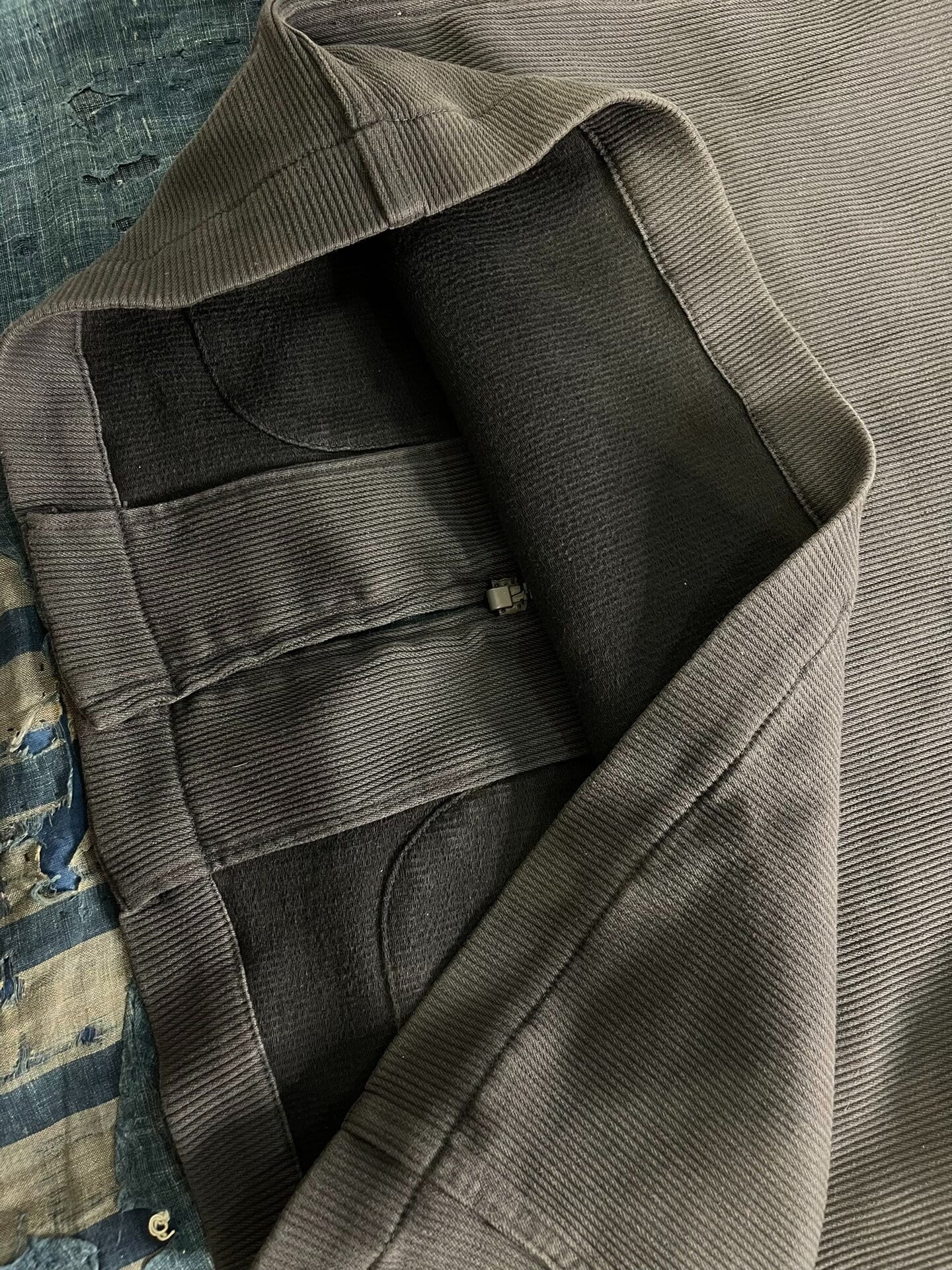 visvim 15SS Damaged Dobby Ribbon Coat