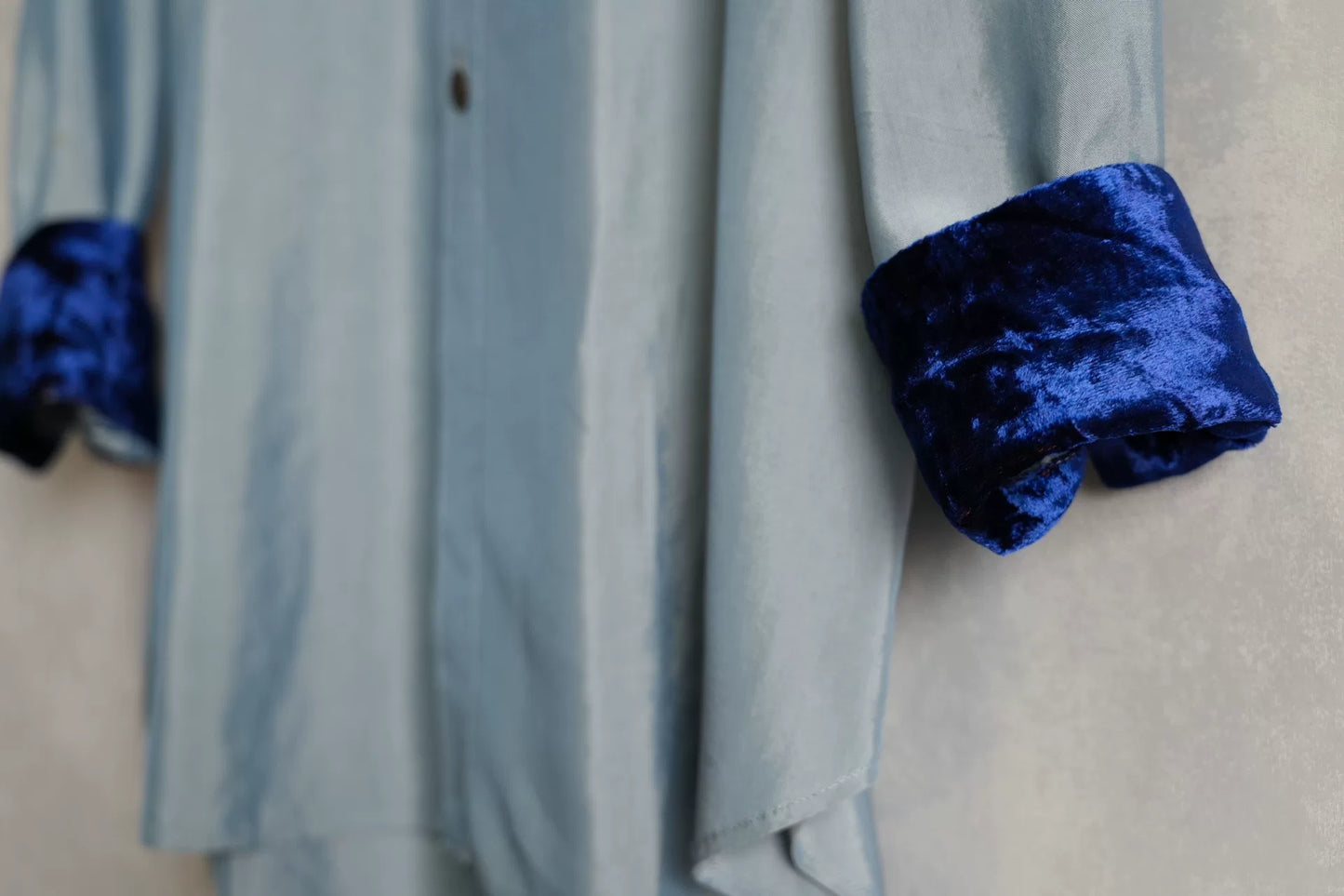 Yohji Yamamoto Velvet-Collar Shirt