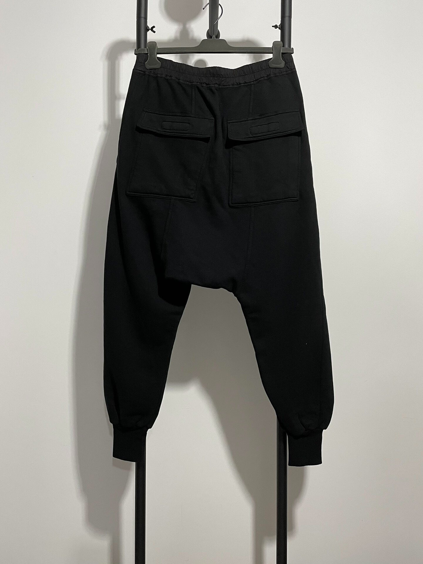 black rick owens harem pants