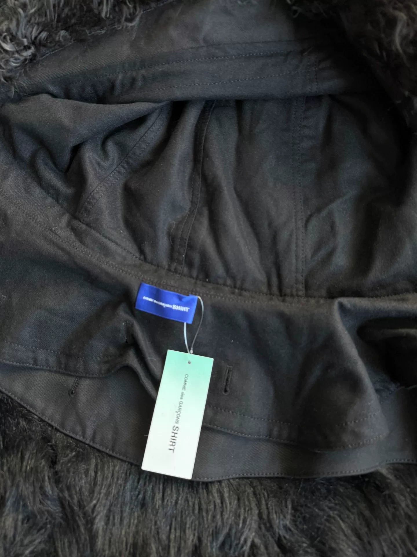 Comme des Garçons Black Hoodie with Tag